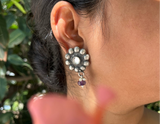 Sadabahar Amethyst Drop Earring