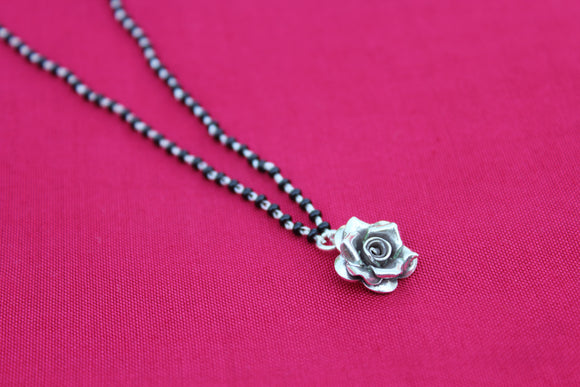 Fine 3D Rose Mangalsutra