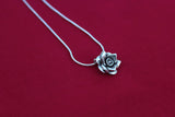 3D Rose Pendent with Chain