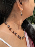 Smoky Quartz Beads Necklace Set