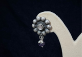 Sadabahar Amethyst Drop Earring