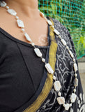 Rectangular Pearl Necklace