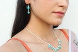 Turquoise lightweight necklace set