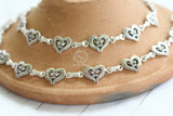 Rawa Heart Motif Anklet