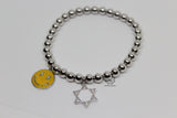 Smiley and Star Charm Bracelet