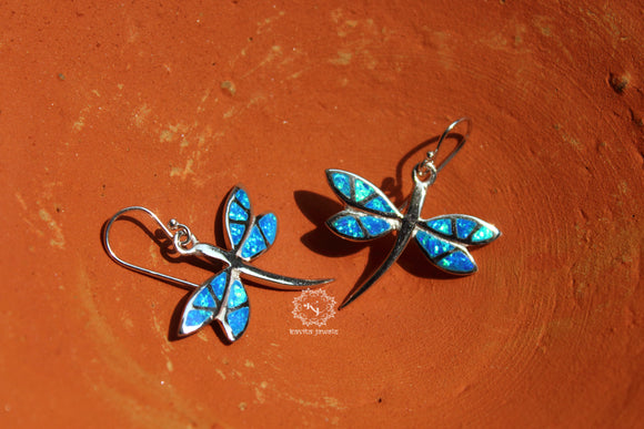 Earrings big blue morpho embroidered butterfly single ear handmade pearl  Clip-On birthday gift - Shop humming Earrings & Clip-ons - Pinkoi