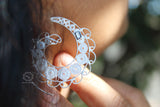 Intricate Fine Filigree Hoop