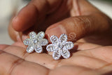 Sparkling Flower Earrings