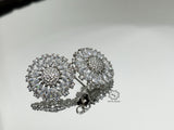 Sparkling Sunflower Stud Earring