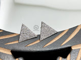 Sparkling Triangle Earring