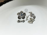 Marcasite Flower Stud Earrings