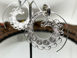 Intricate Fine Filigree Hoop