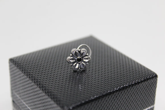 Flower Nose pin(Black)