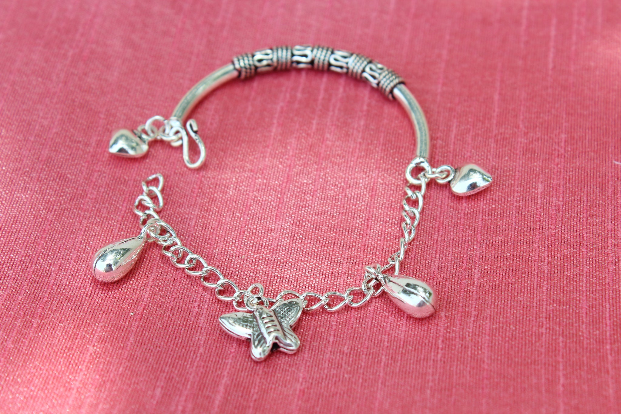 Buy 925 Sterling Silver 8 Piece Multi-charm Spirituality Charm Bracelet  with Sun, Lotus, Moon, Clover, Star & More! Online at desertcartINDIA