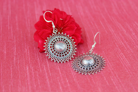 Filigree rawa sunflower earring