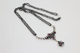 Multicolor Flower Drop Mangalsutra