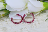 Pink Bead Hoop/Bali