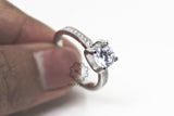 Big Size Square CZ Ring